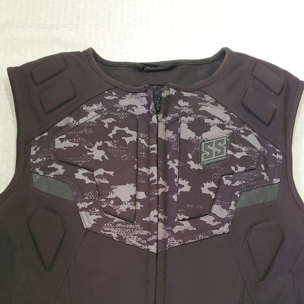 Speed & Strength Padded  Moto Black  Vest - Picture 3 of 16